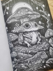 Adorable Creepy Monsters Grayscale Coloring Book - Max Brenner