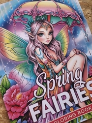 Spring Fairies Coloring Book - Max Brenner