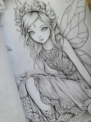 Spring Fairies Coloring Book - Max Brenner