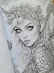 Spring Fairies Coloring Book - Max Brenner