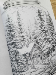 Snow House in Jar Coloring Book - Max Brenner