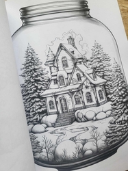 Snow House in Jar Coloring Book - Max Brenner