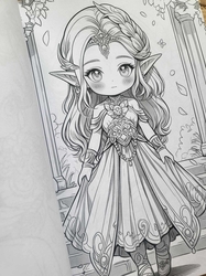 Spring Princess Coloring Book - Max Brenner