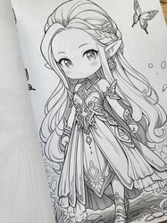 Spring Princess Coloring Book - Max Brenner
