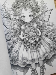 Spring Princess Coloring Book - Max Brenner