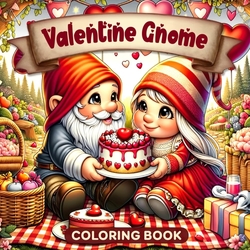 Valentine Gnome Coloring Book - Max Brenner