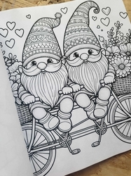 Valentine Gnome Coloring Book - Max Brenner