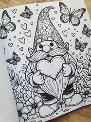 Valentine Gnome Coloring Book - Max Brenner