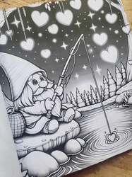 Valentine Gnome Coloring Book - Max Brenner