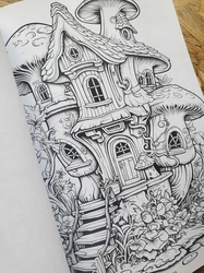 Mushroom House Coloring Book - Max Brenner