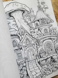 Mushroom House Coloring Book - Max Brenner