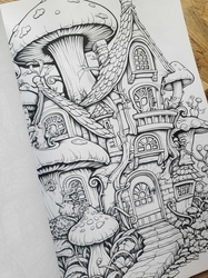 Mushroom House Coloring Book - Max Brenner