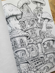 Mushroom House Coloring Book - Max Brenner