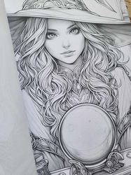 Beauty Witches Coloring Book - Max Brenner