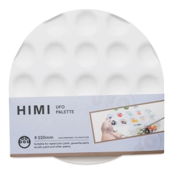 HIMI UFO Palette - kulatá paleta s důlky - průměr 22 cm