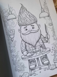 101 Gnomes - Coloring Book