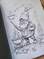 101 Gnomes - Coloring Book