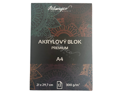 Artmagico Akrylový blok - 300 g/m2, 12 listů - různé varianty