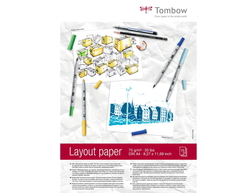 TOMBOW Layout Paper - Blok A4, 75 listů, 75 g / m²