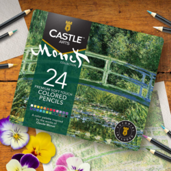 Castle Art Supplies - umělecké pastelky - MONET - 24 ks - kopie