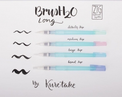 Kuretake BrusH2O Waterbrush - plnitelný štetec - DETAILER