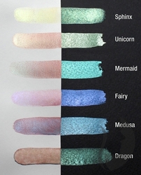 Finetec COLIRO Pearl Color GALAXY - perleťové akvarelové barvy - SPHINX - měňavá barva