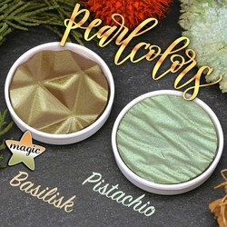 Finetec COLIRO Pearl Color - perleťové akvarelové barvy - PISTACHIO