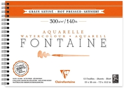 Clairefontaine AQUARELL WATERCOLOR - FONTAINE - různé velikosti