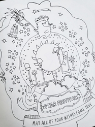 Animal's Fantasy Season Coloring Book - JAPONSKO