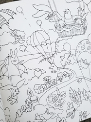 Animal's Fantasy Season Coloring Book - JAPONSKO