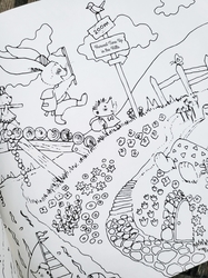 Animal's Fantasy Season Coloring Book - JAPONSKO
