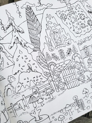 Animal's Fantasy Season Coloring Book - JAPONSKO