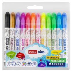 Easy Scented markers - fixy s vůní - mini - sada 12 ks