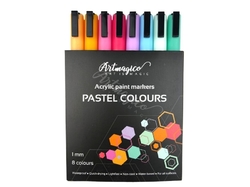 Artmagico akrylové popisovače s jemným hrotem - pastelové - 8 ks