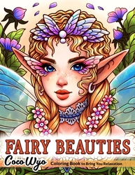 Fairy Beauties: Coloring Book for Adults - CoCo Wyo