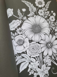 Blumen der Nacht  Coloring book  - Lia Liebherz 