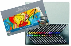 CRETACOLOR - AquaStic - akvarelové olejové pastely - box 40 ks
