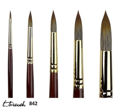 Štětec t_brush S842 - kulatý syntetický štětec