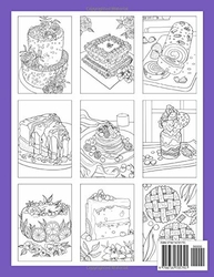 Sweet Treats Coloring Book - Ava Browne
