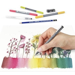 STAEDTLER Design Journey Floral - Štětcové fixy oboustranné - sada 8 ks