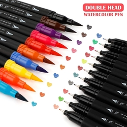 GC QUILL Dual Tip Pens - oboustranné fixy - sada 72 ks