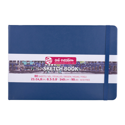 Royal Talens Art Creation - sketch book - skicák v pevné vazbě - TMAVĚ MODRÁ - 5 formátů