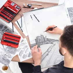 Arteza Expert - Drawing set - sada grafitových potřeb - 33 ks
