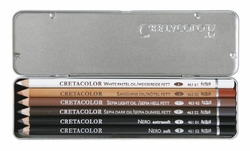 Cretacolor - olejových tužek - sada 6 ks