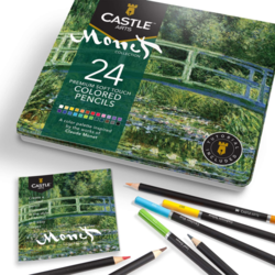 Castle Art Supplies - umělecké pastelky - 24 ks - MONET