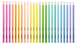 KORES Pastelky trojhranné - pastel - 24 ks 