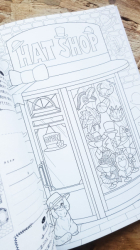 A Fairytale Journey with a Cat - An Enchanting Coloring Adventure - JAPONSKO