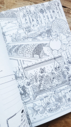 A Fairytale Journey with a Cat - An Enchanting Coloring Adventure - JAPONSKO