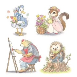A Forest Diary with Little Twins - Storytelling Coloring Book (Malá dvojčátka v lese) - JAPONSKO