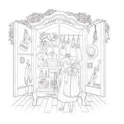 A Forest Diary with Little Twins - Storytelling Coloring Book (Malá dvojčátka v lese) - JAPONSKO